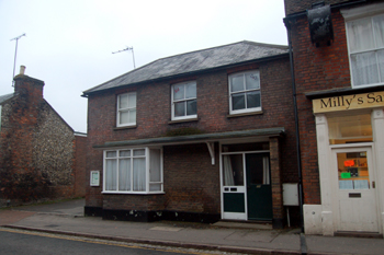 The site of the Green Man Public House January 2010